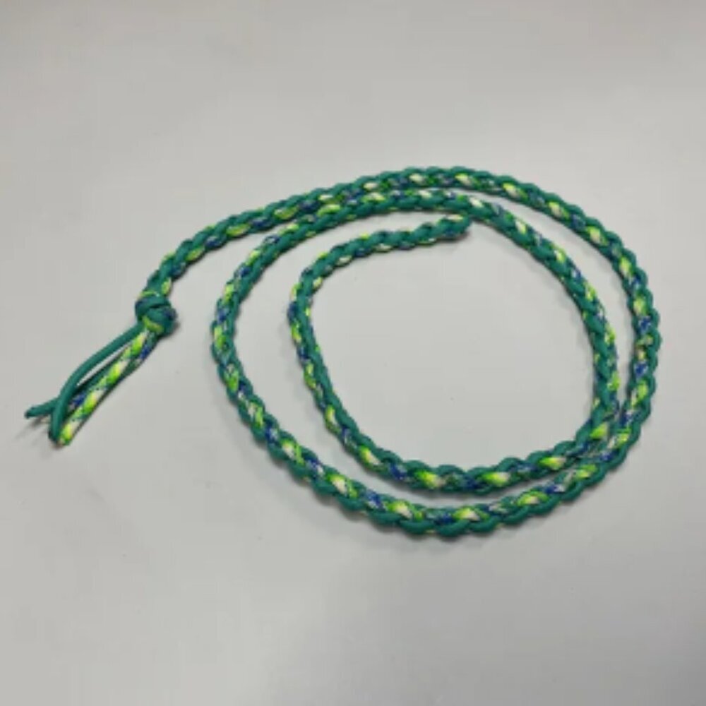 PARACORD: GOAT TIE 48" PEACOCK, FLUX & SEAFOAM